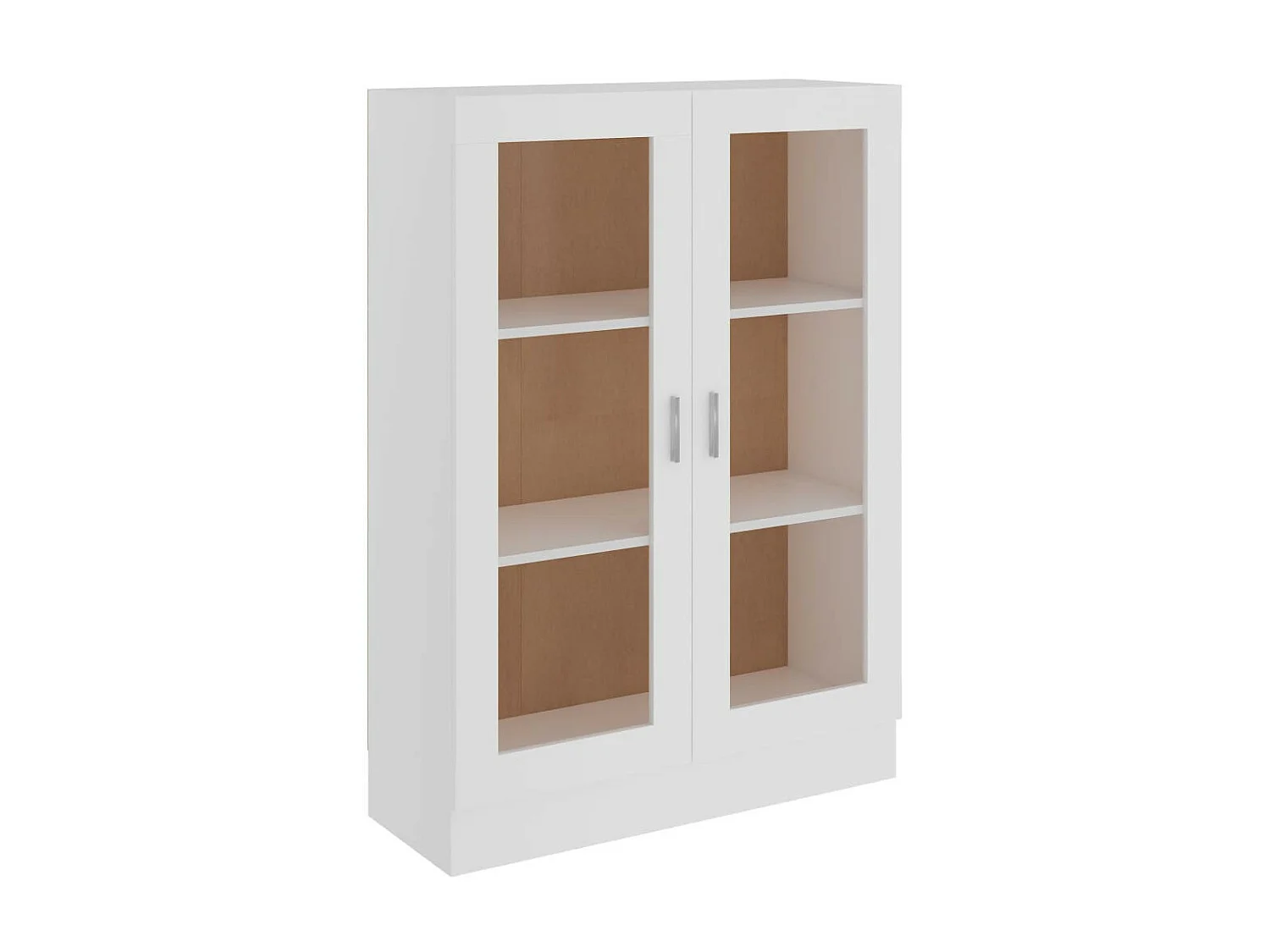 Armoire à vitrine Blanc 82,5x30,5x115