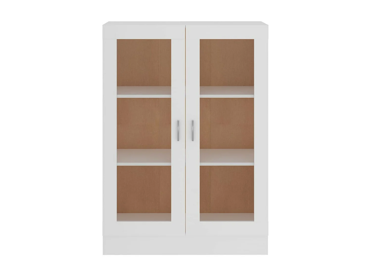Armoire à vitrine Blanc 82,5x30,5x115
