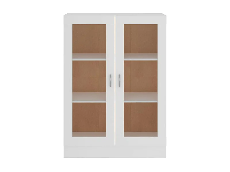 Armoire à vitrine Blanc 82,5x30,5x115