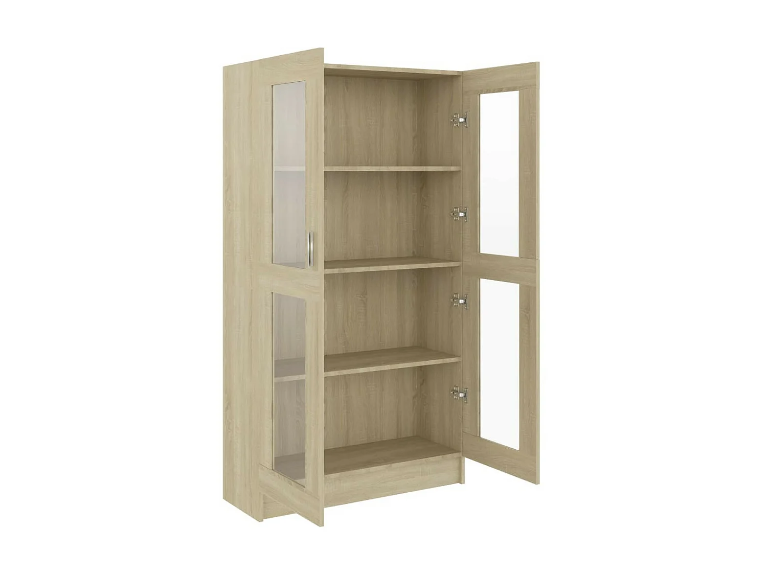 Armoire à vitrine Chêne sonoma 82,5x30,5x150