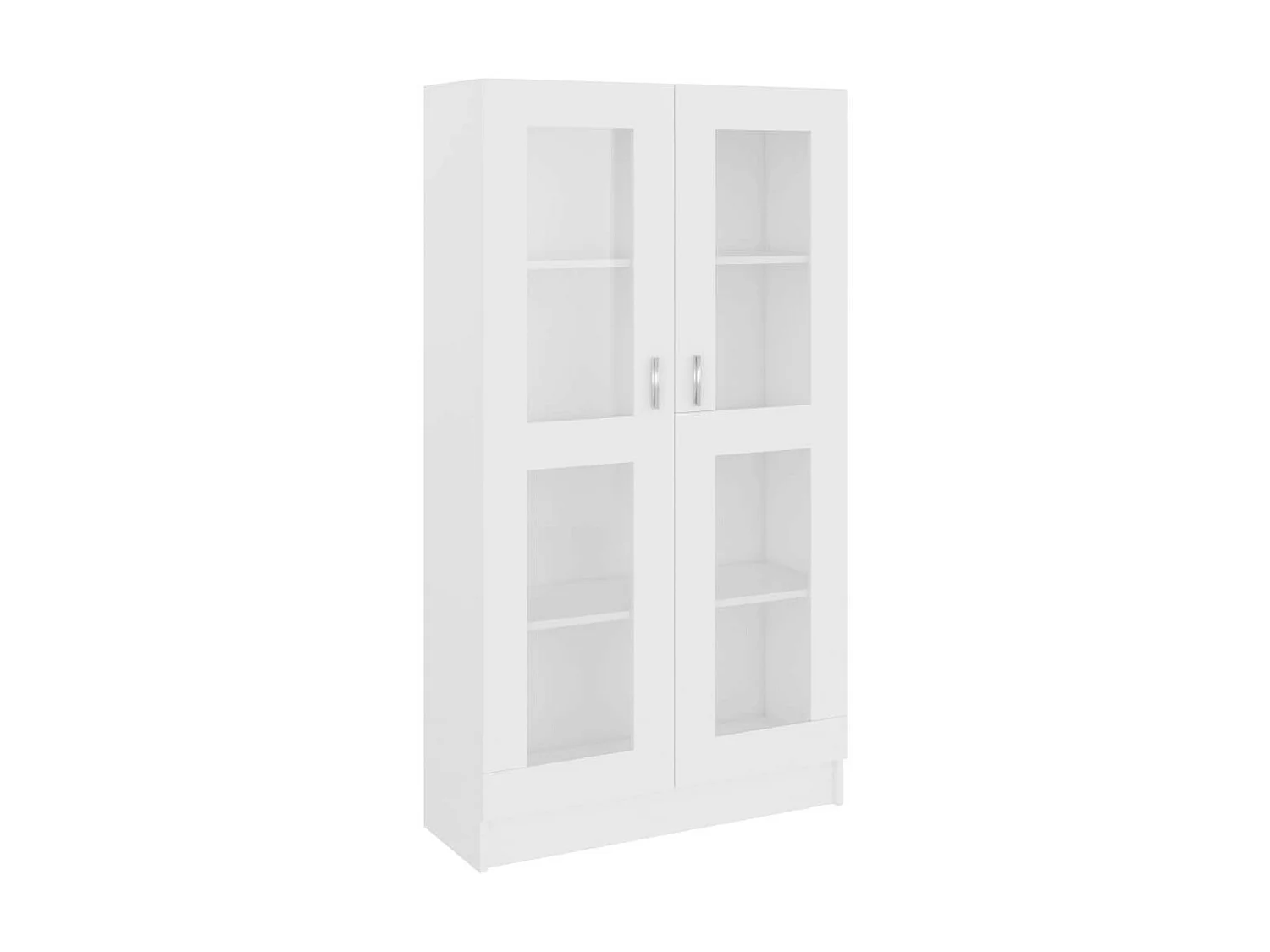 Armoire à vitrine Blanc 82,5x30,5x150