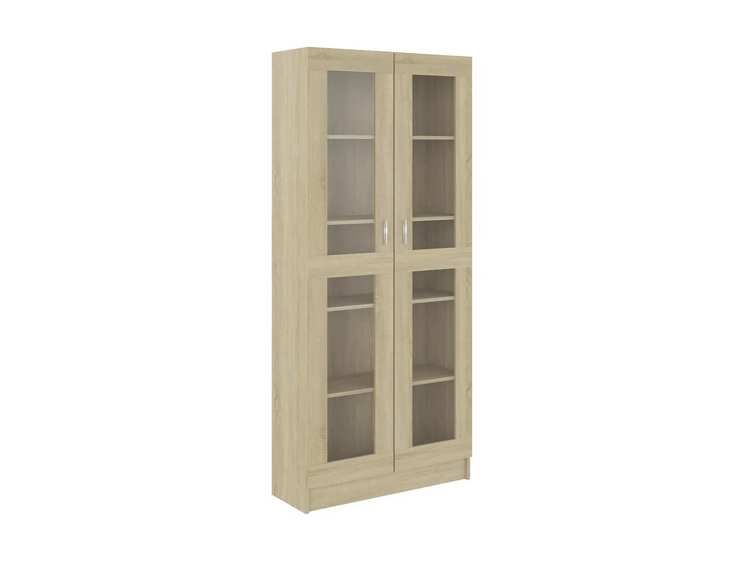 Armoire à vitrine Chêne sonoma 82,5x30,5x185,5