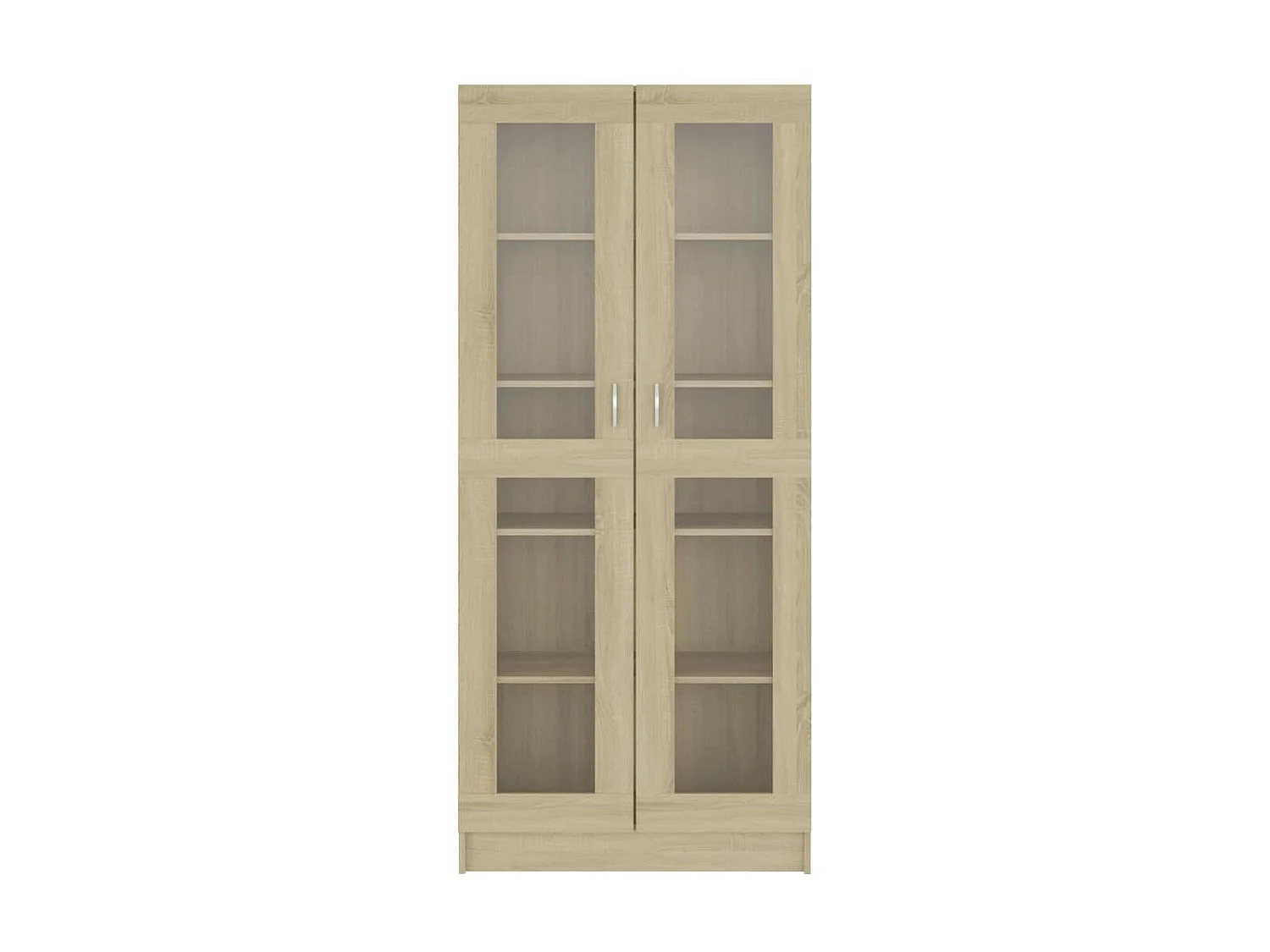 Armoire à vitrine Chêne sonoma 82,5x30,5x185,5
