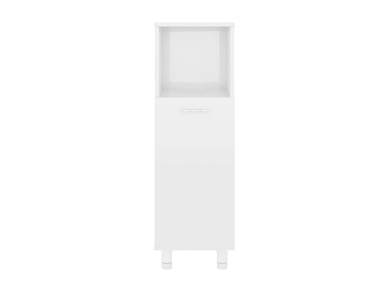 Armoire de salle de bain Blanc brillant 30x30x95 2