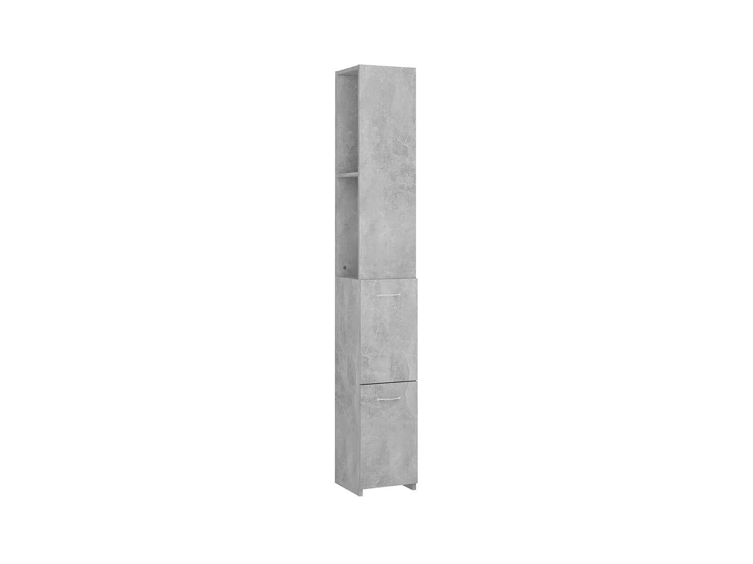 Armoire de salle de bain Gris béton 25x25x170