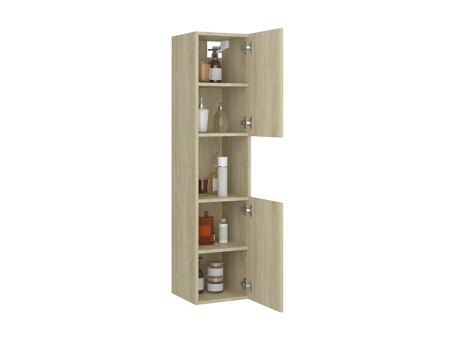 Armoire de salle de bain Chêne sonoma 30x30x130