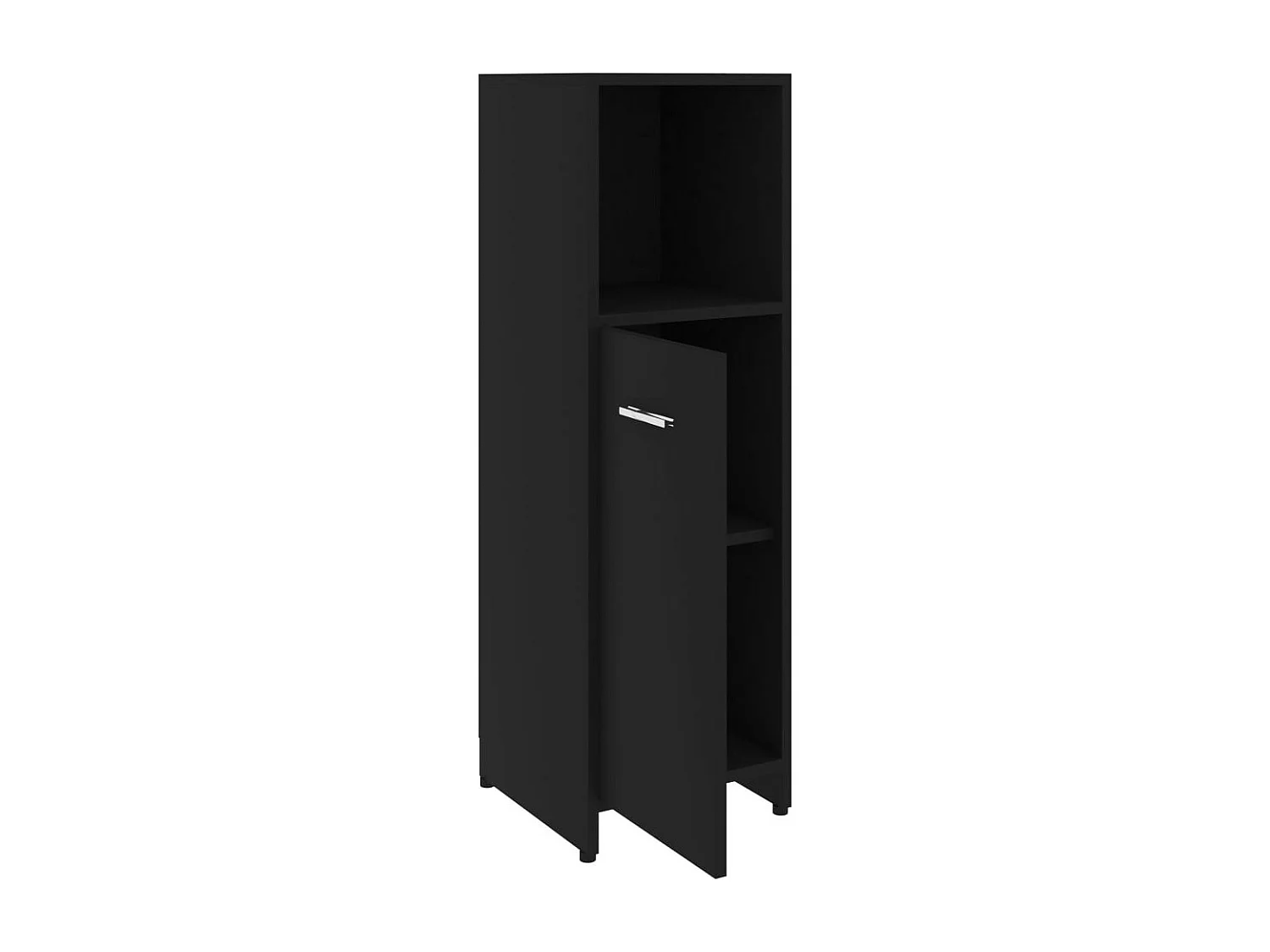 Armoire de salle de bain Noir 30x30x95