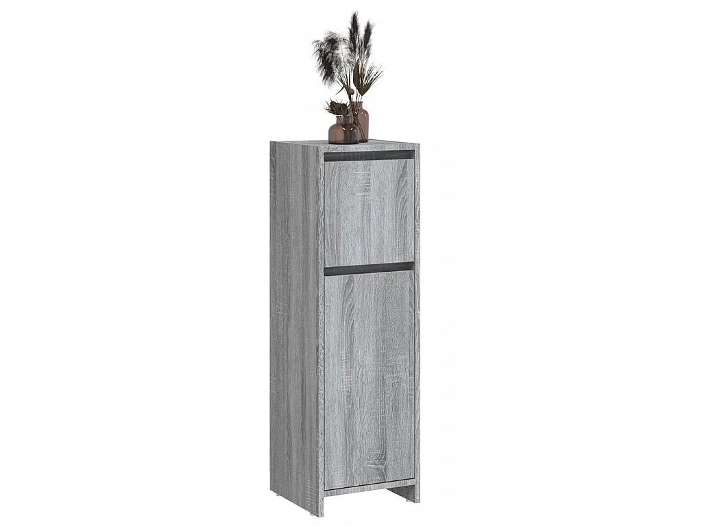 Armoire de bain Sonoma gris 30x30x95 Bois d'ingénierie