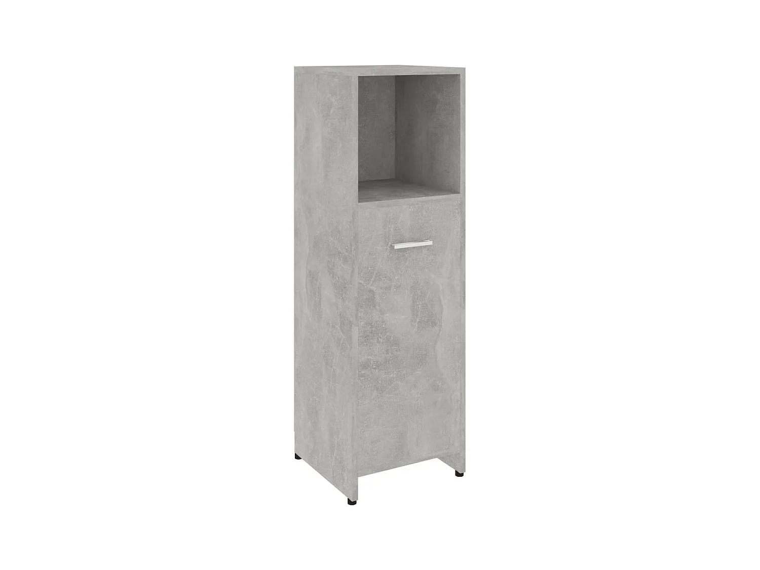 Armoire de salle de bain Gris béton 30x30x95 3