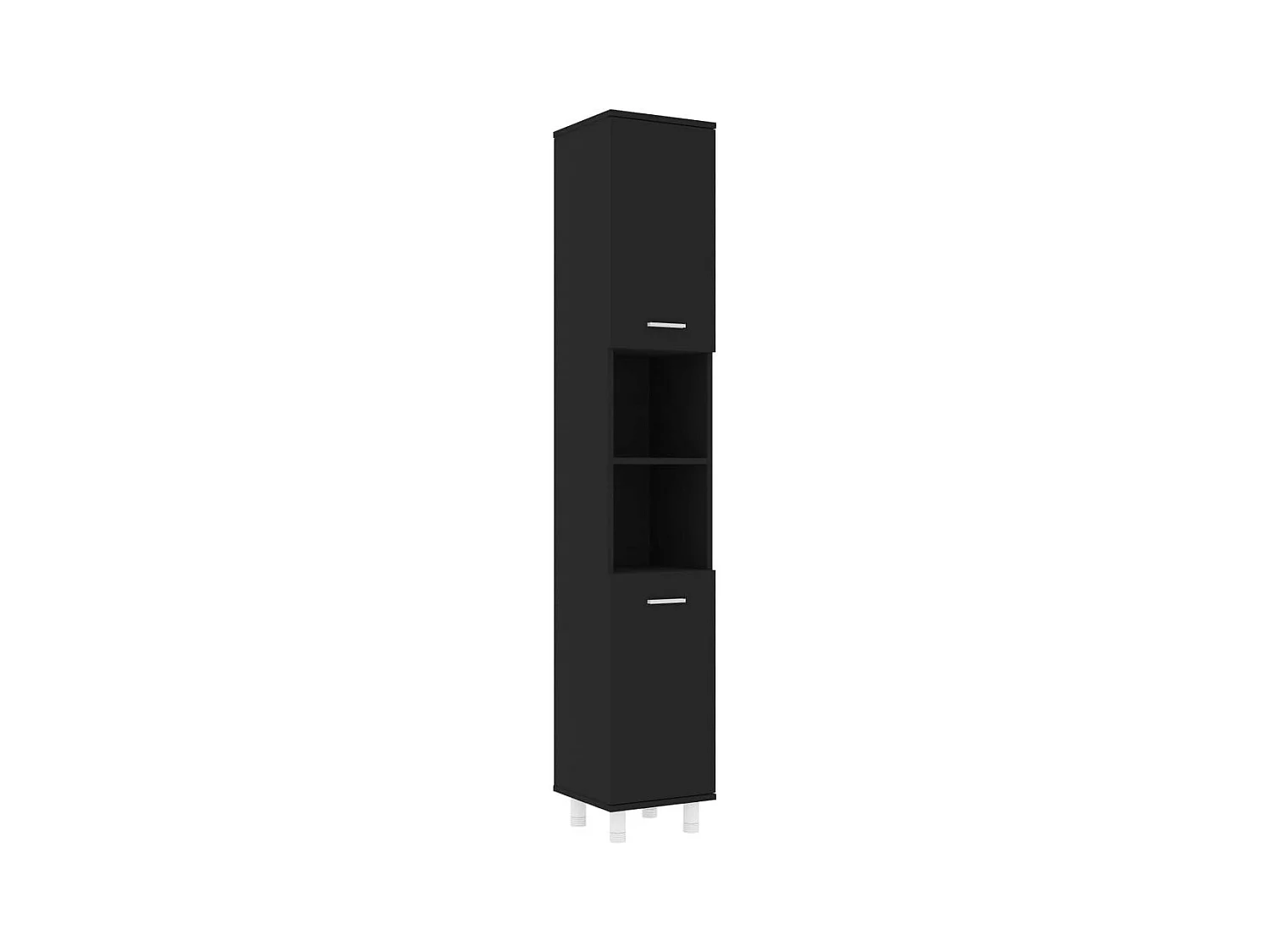 Armoire de salle de bain Noir 30x30x179