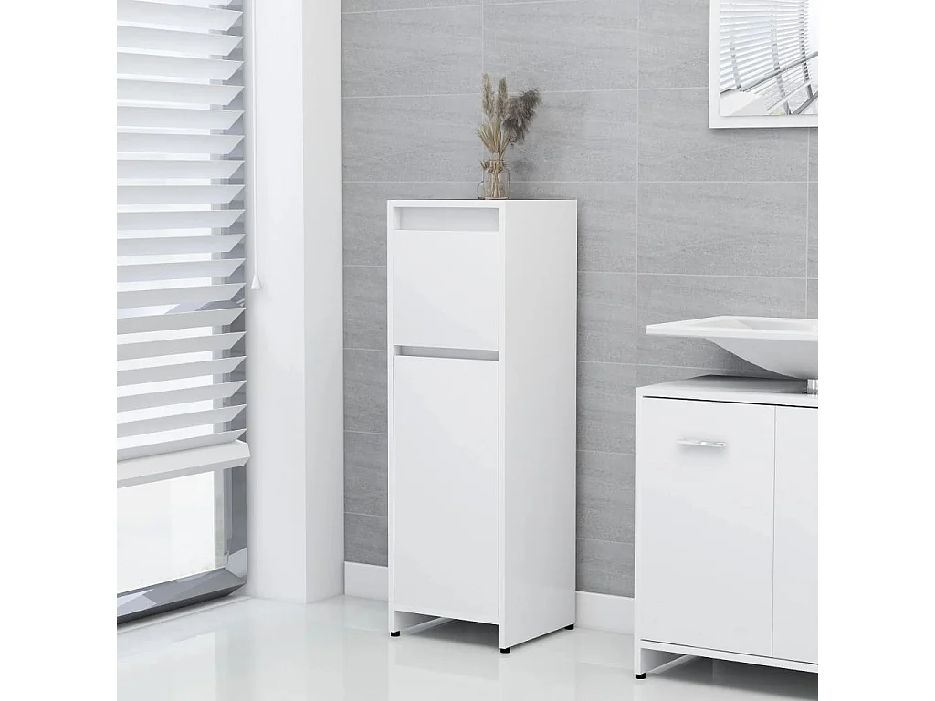 Armoire de salle de bain Blanc 30x30x95