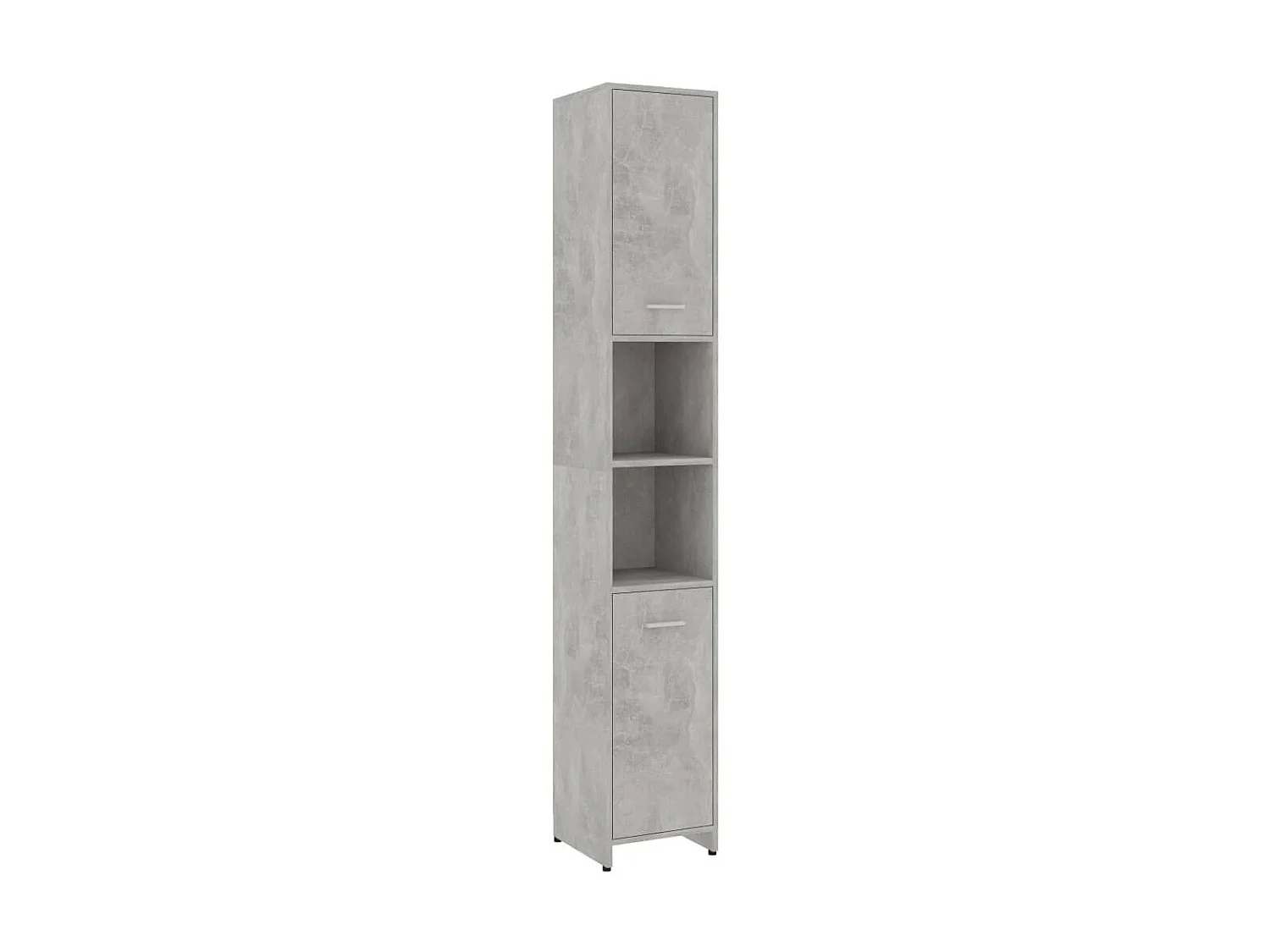 Colonne de salle de bain Gris béton 30x30x183,5