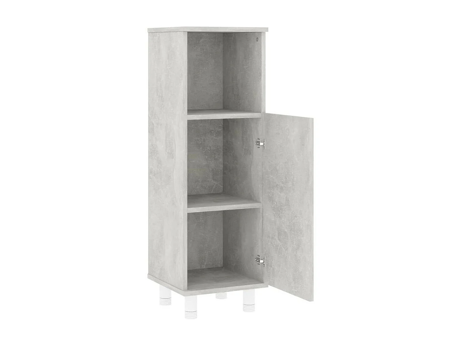 Armoire de salle de bain Gris béton 30x30x95 2