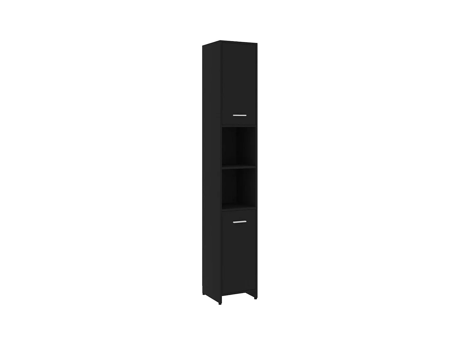 Armoire de salle de bain Noir 30x30x183,5 2