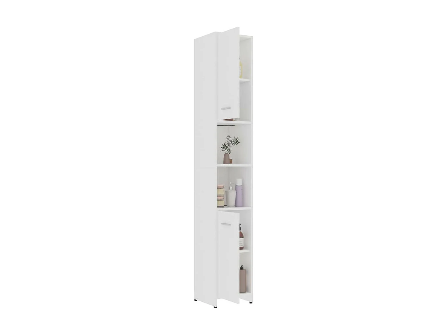 Armoire de salle de bain Blanc 30x30x183,5 2