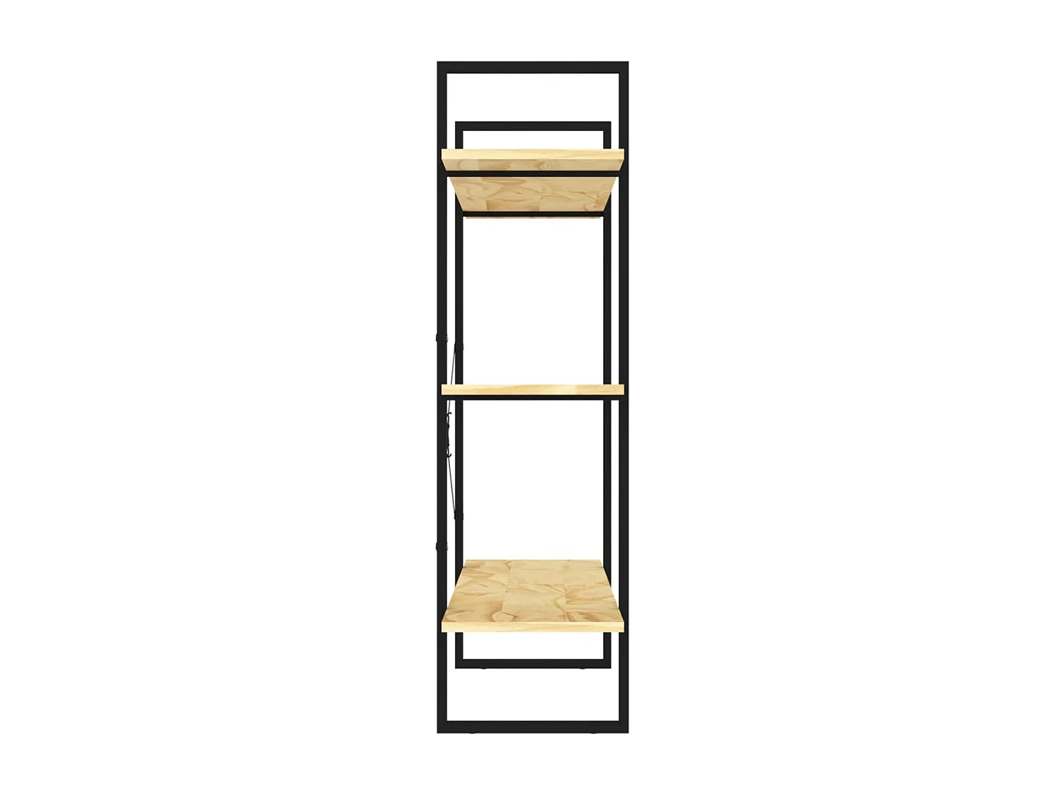 Bibliothèque à 3 niveaux 100x30x105 Bois de pin massif