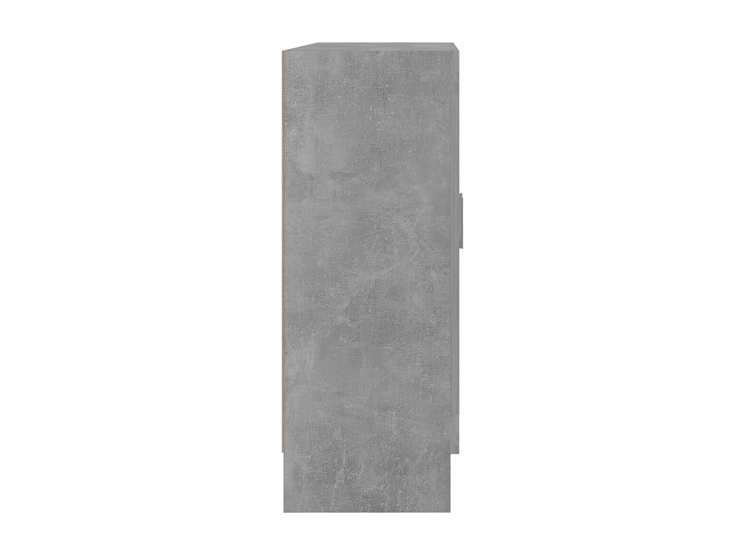Armoire à vitrine Gris béton 82,5x30,5x80