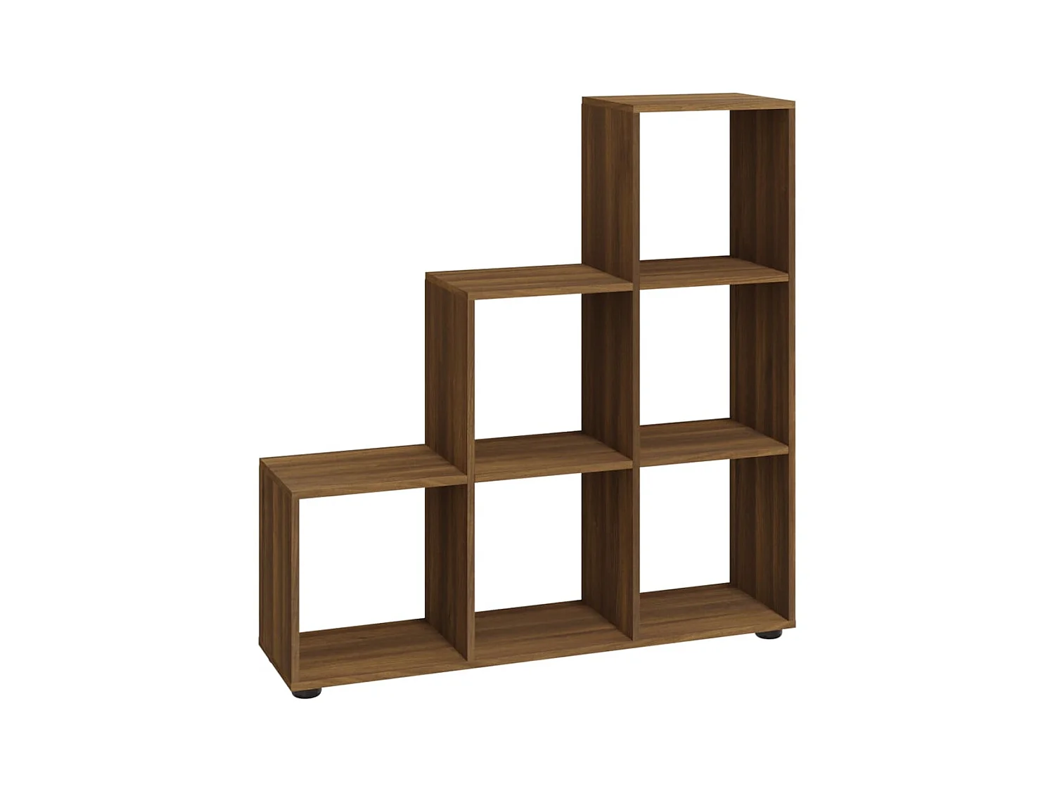 Bibliothèque escalier Chêne marron 107cm Bois d'ingénierie
