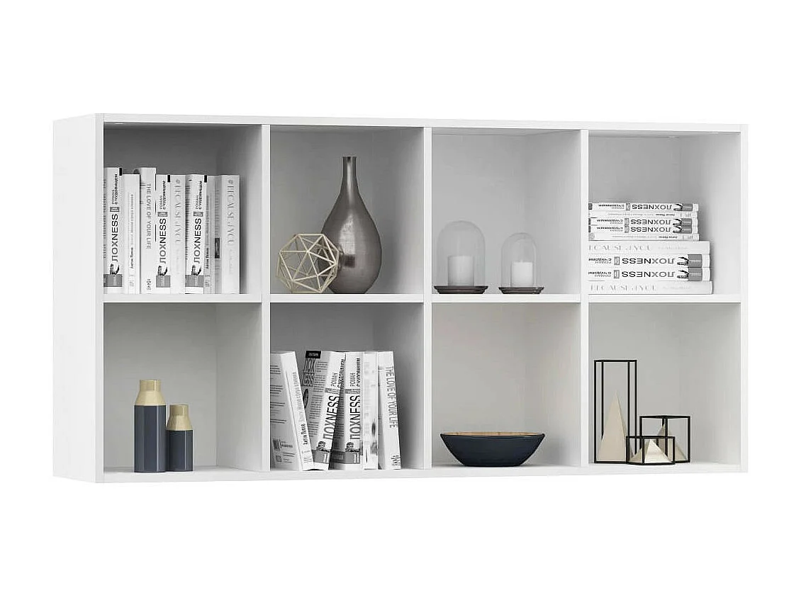 Bibliothèque-Buffet Blanc 66 x 30x130