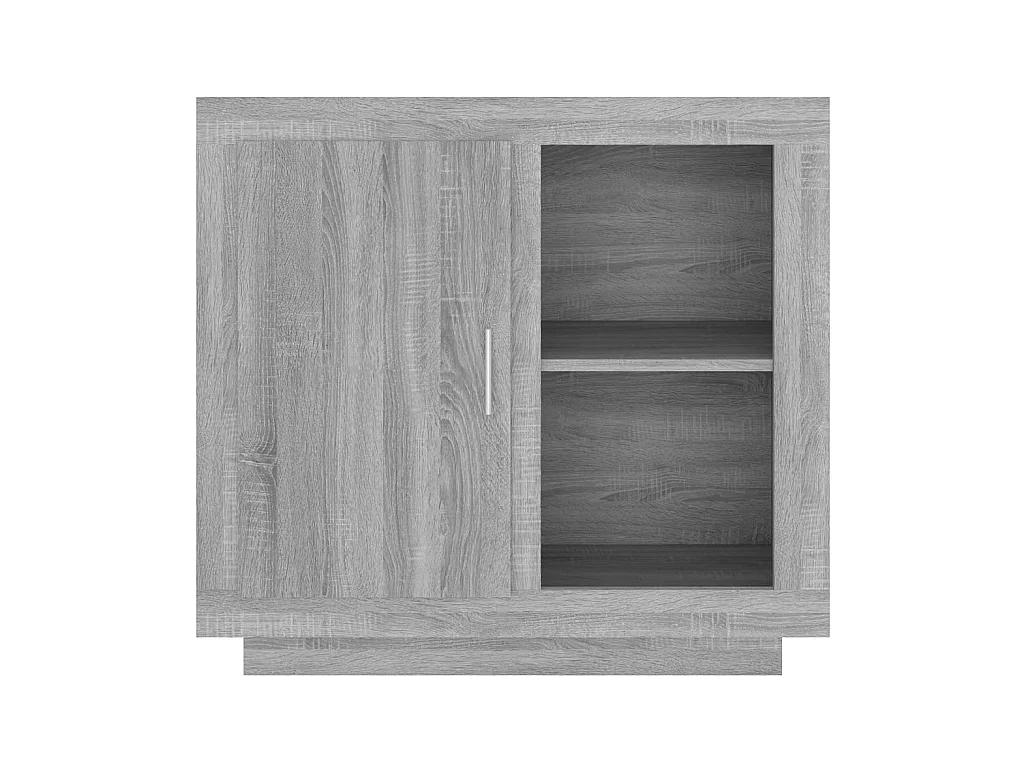 Dressoir 80x40x75 cm grijs sonoma eikenkleurig
