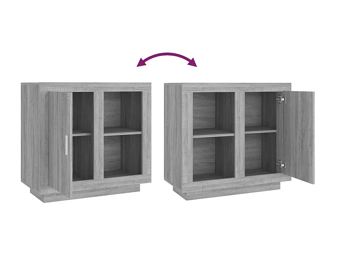 Meuble bas Sonoma gris 80x40x75