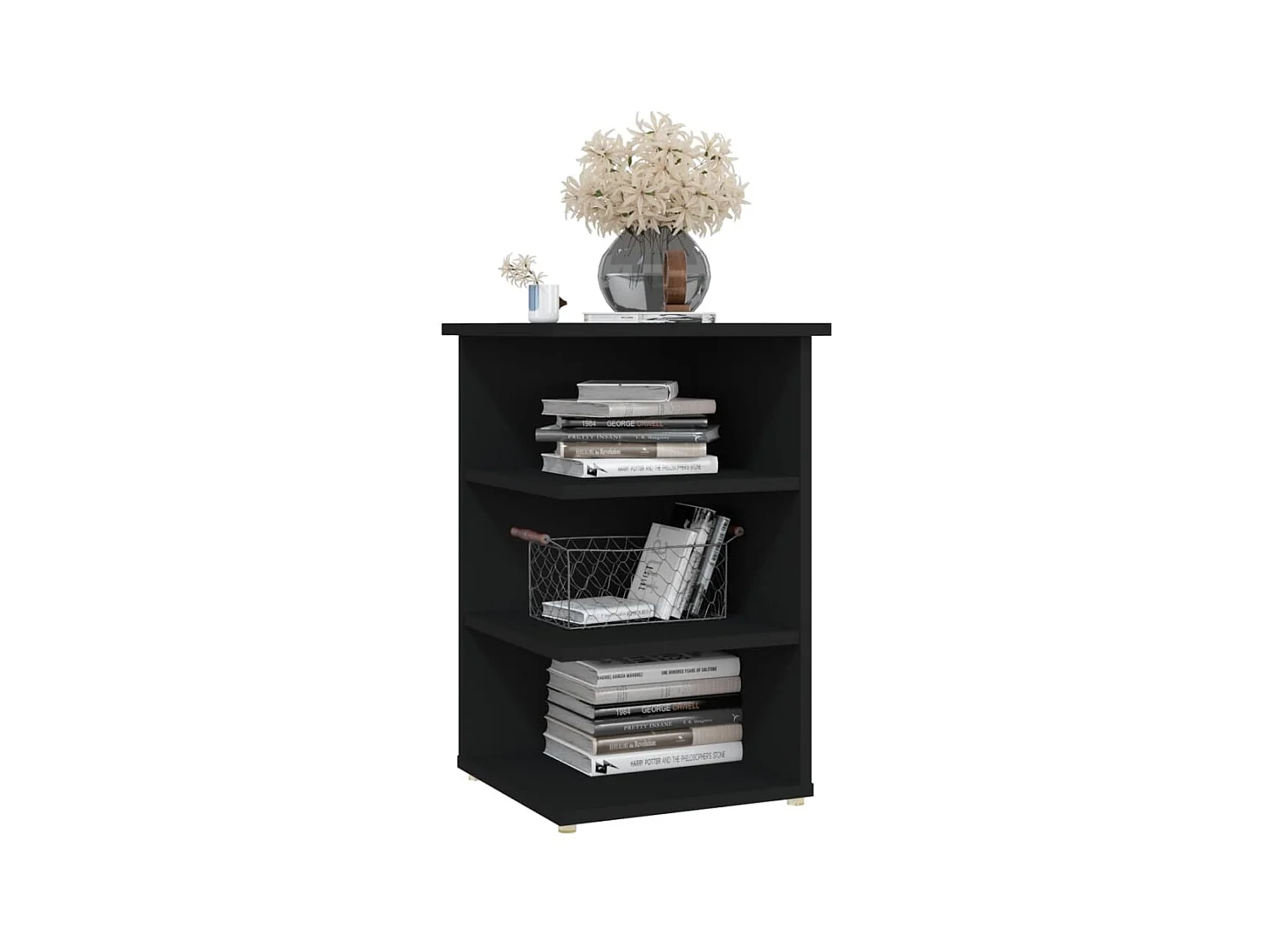 Armoire latérale Noir 35x35x55