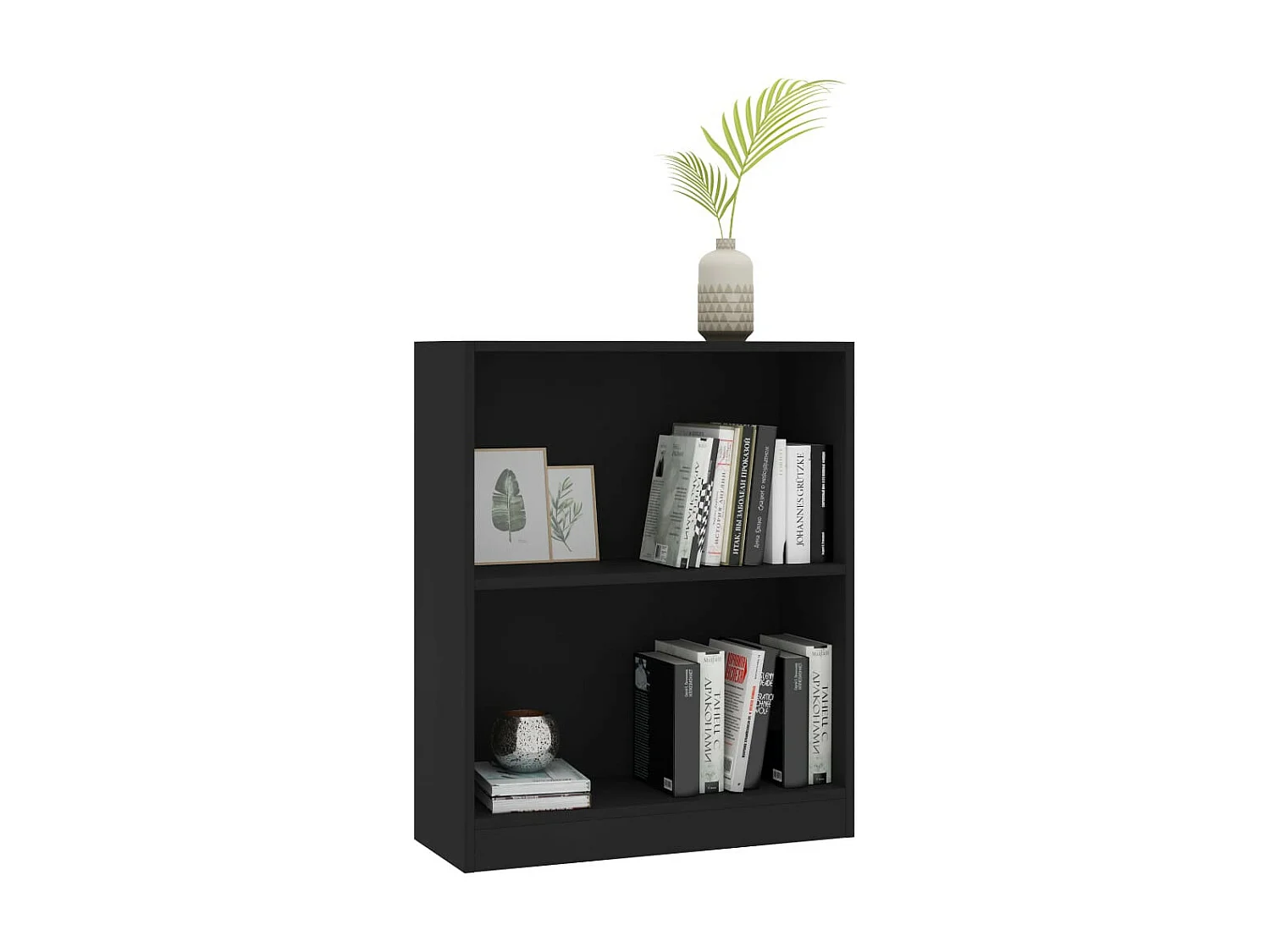 Bibliothèque Noir 60 x 24x74,5