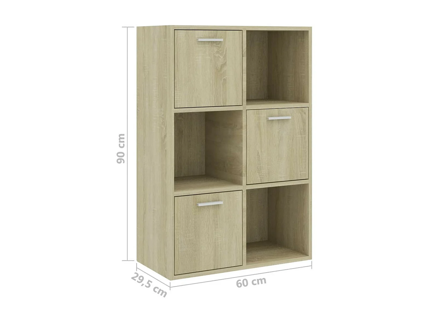 Armoire de rangement Chêne sonoma 60x29,5x90