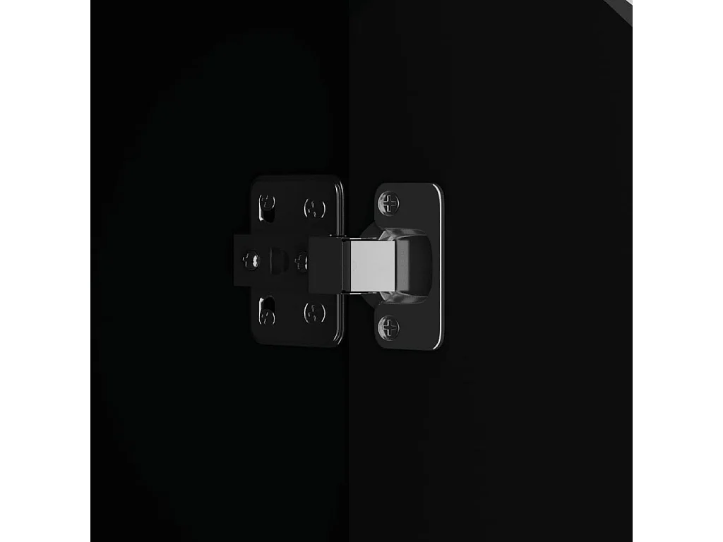 Buffet Noir brillant 60x30x72