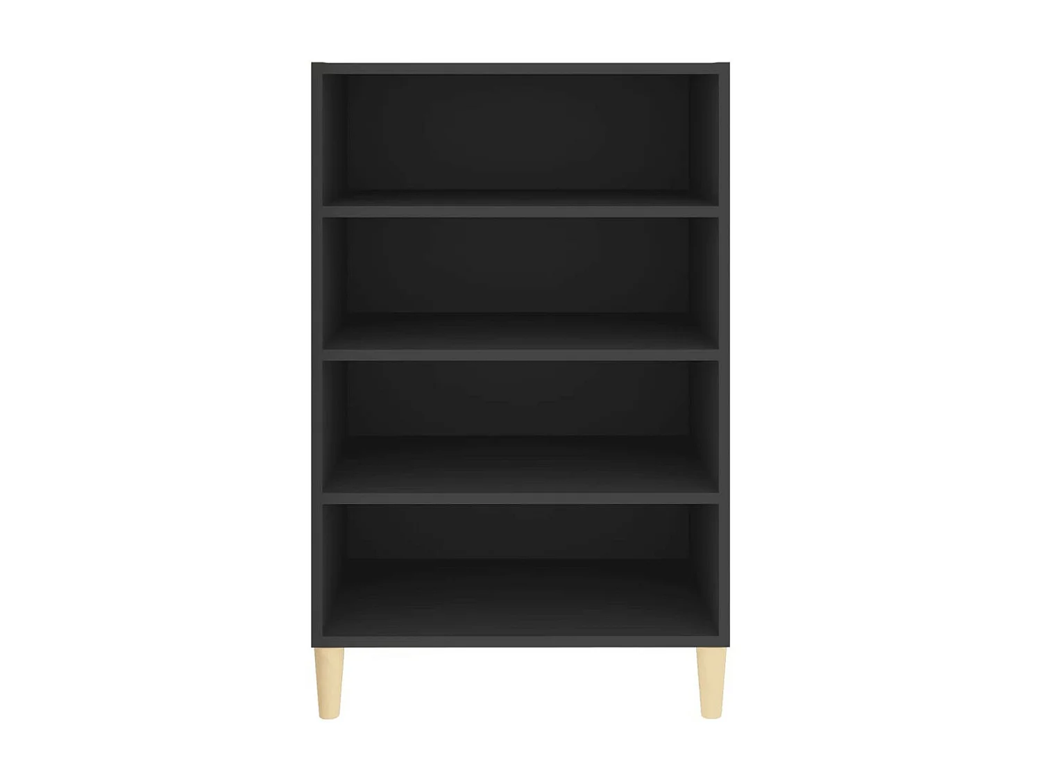 Dressoir 57x35x90 cm bewerkt hout grijs