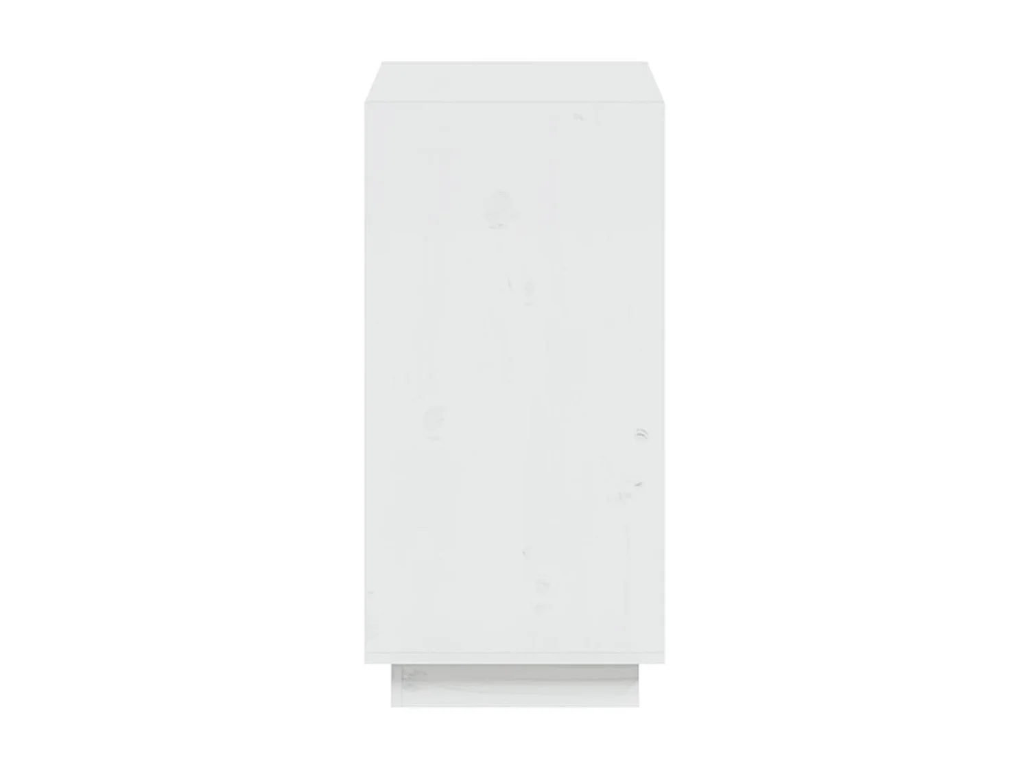 Bibliothèque Blanc 60x35x71 Bois de pin massif