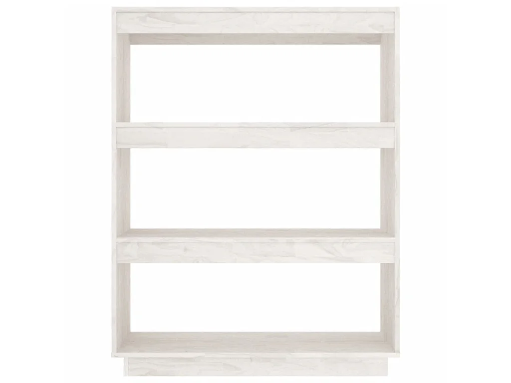 Bibliothèque-Séparateur de pièce Blanc 80x35x103 Bois de pin