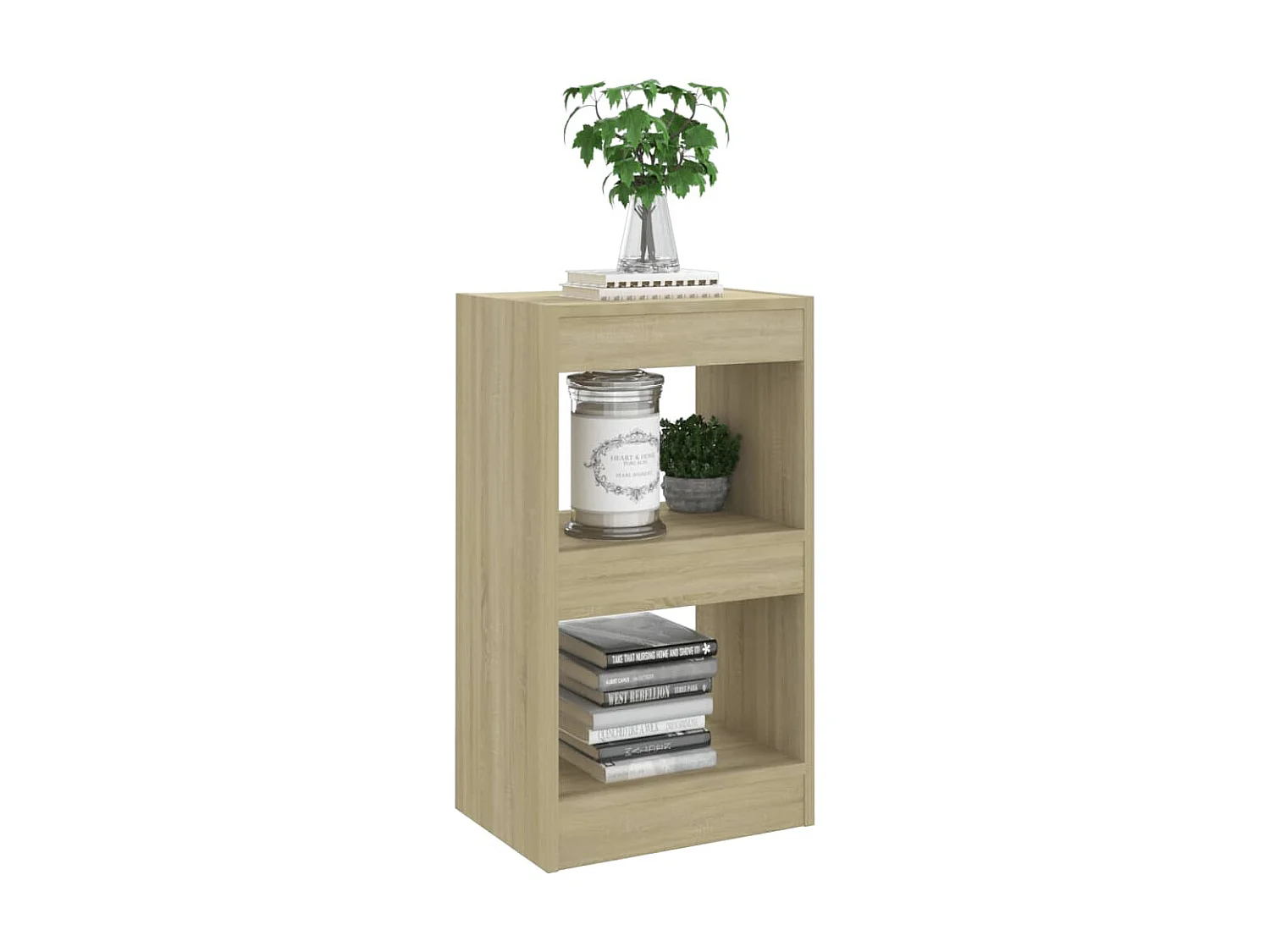 Bibliothèque-Séparateur de pièce Chêne Sonoma 40x30x72