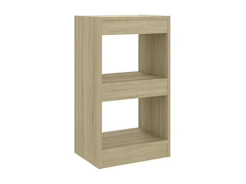 Bibliothèque-Séparateur de pièce Chêne Sonoma 40x30x72