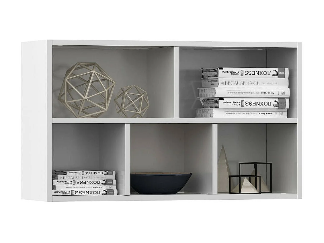 Bibliothèque-Buffet Blanc 45 x 25x80