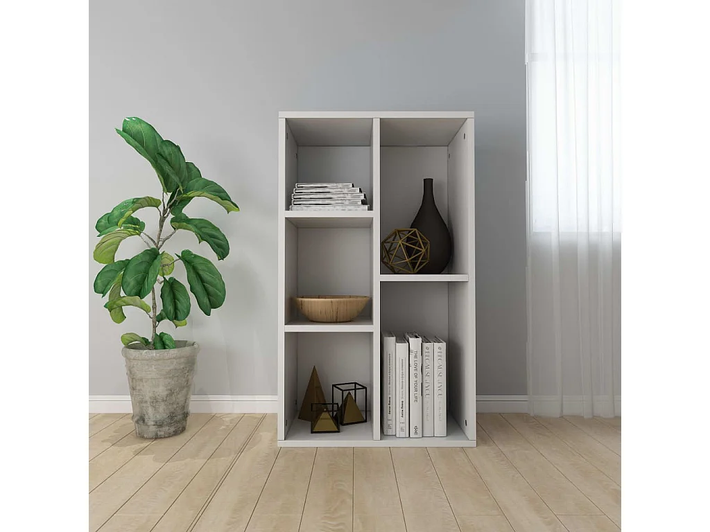 Bibliothèque-Buffet Blanc 45 x 25x80