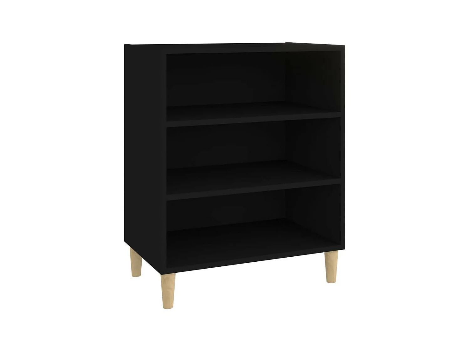 Étagère basse Noir 57x35x70