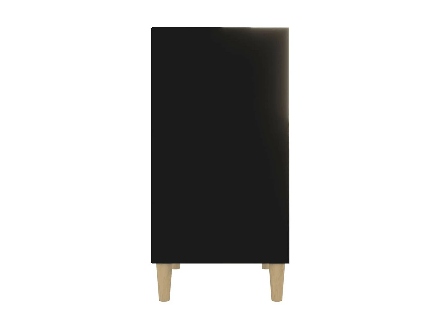 Étagère basse Noir 57x35x70