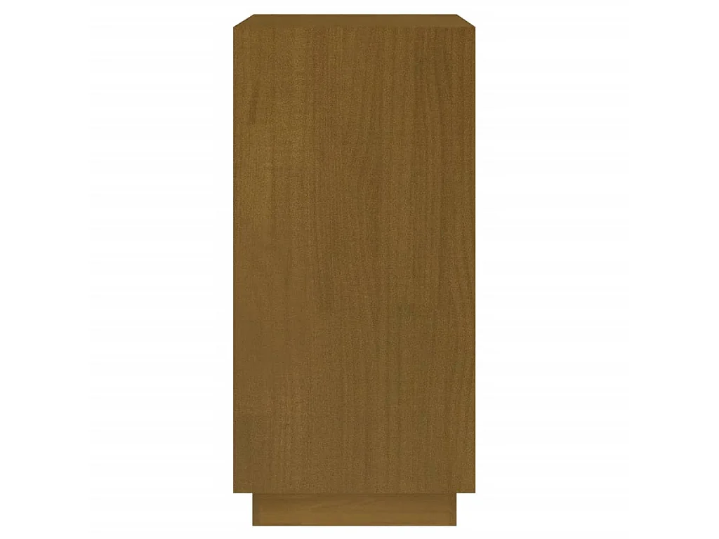 Bibliothèque Marron miel 40x35x71 Bois de pin massif