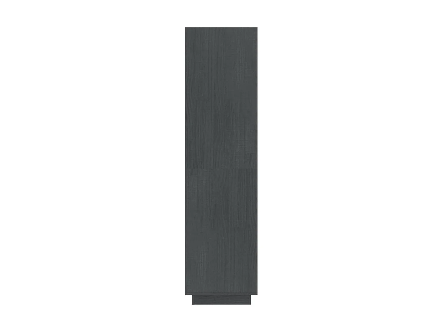 Bibliothèque-Séparateur de pièce Gris 60x35x135 Pin massif