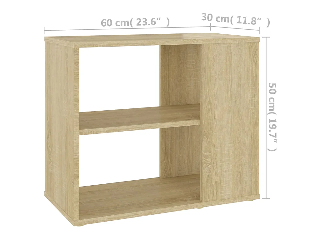 Armoire latérale Chêne sonoma 60x30x50