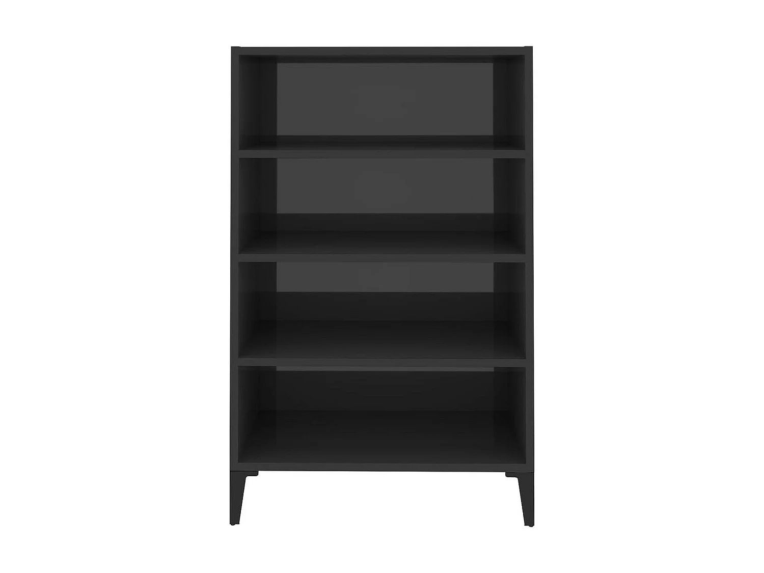 Étagère Gris brillant 57x35x90 2