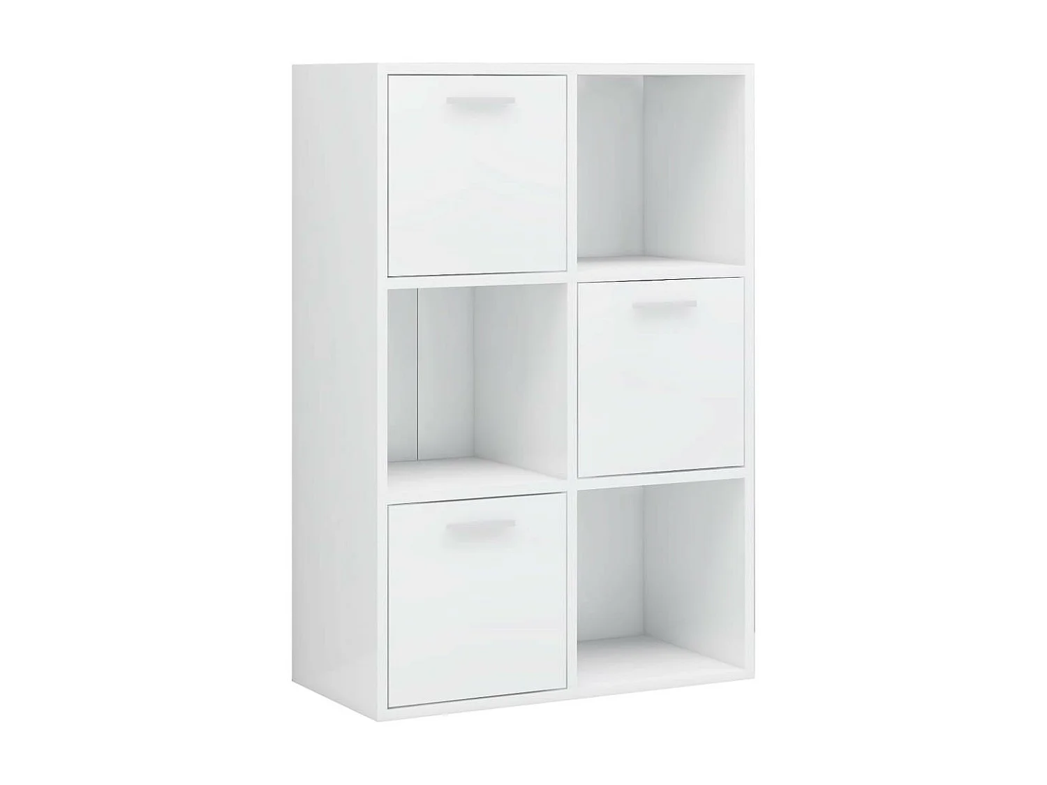 Armoire de rangement Blanc brillant 60x29,5x90