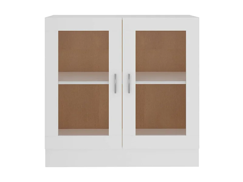 Armoire à vitrine Blanc 82,5x30,5x80