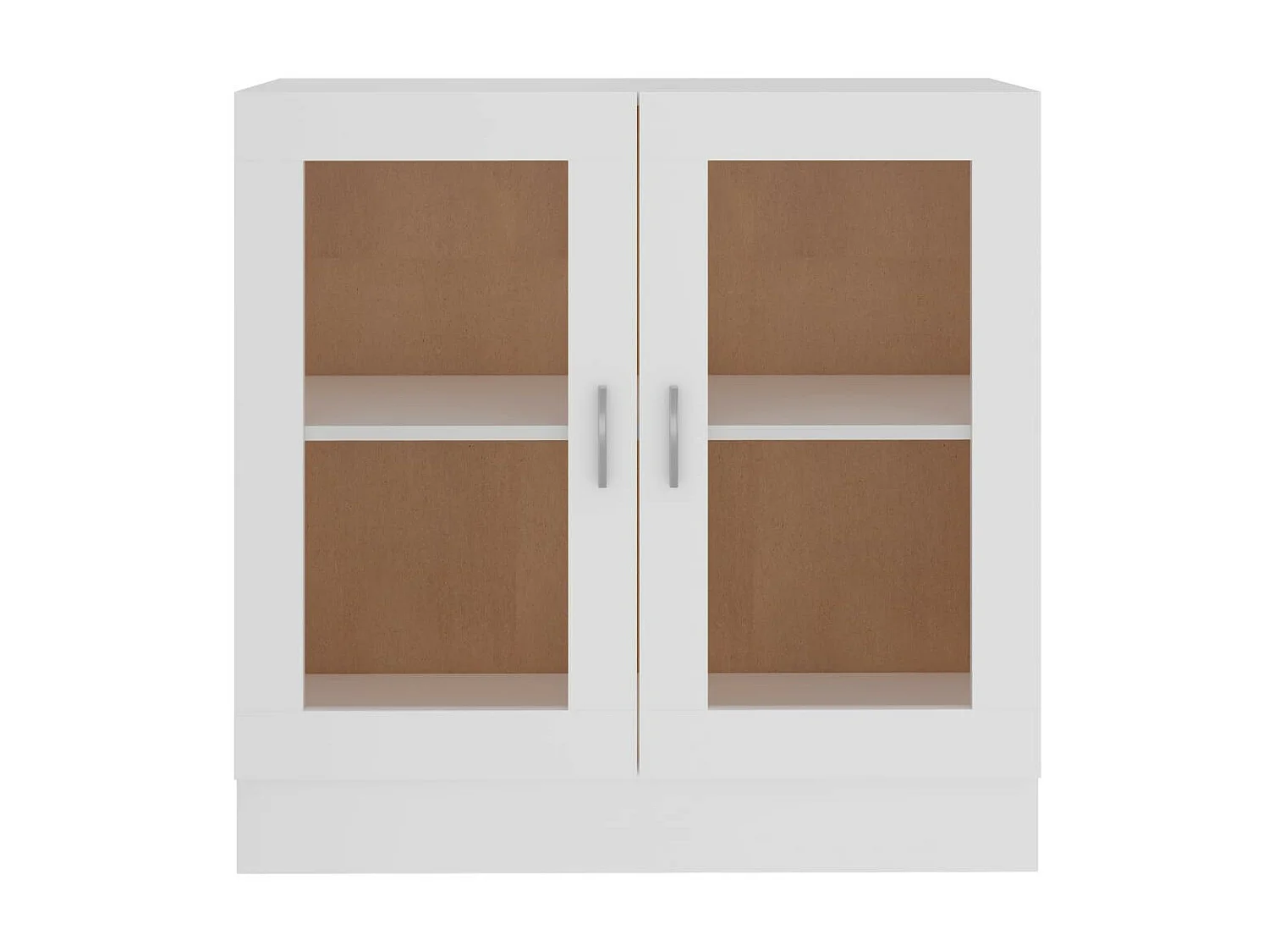 Armoire à vitrine Blanc 82,5x30,5x80