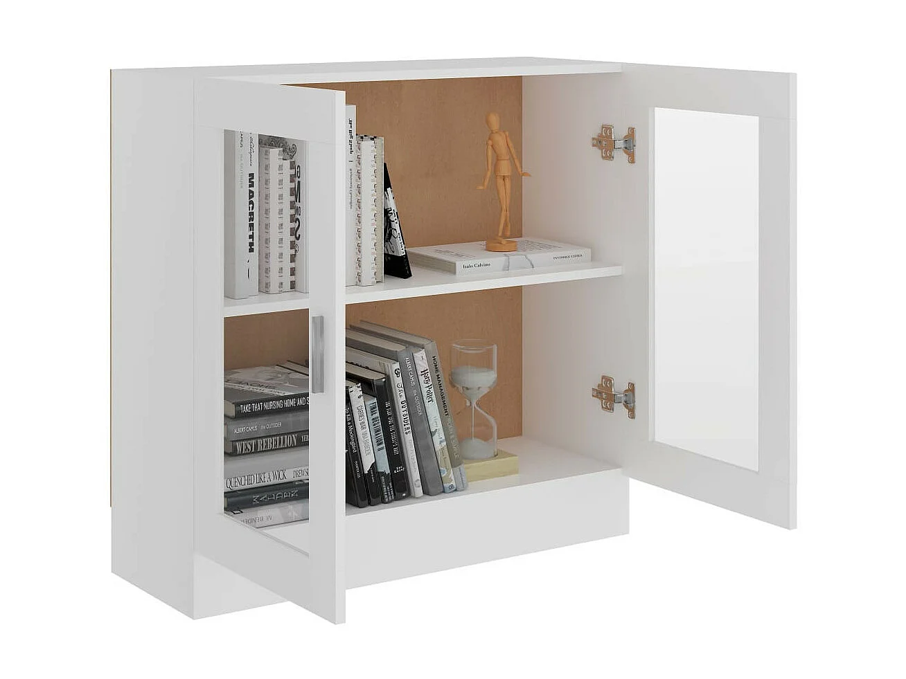 Armoire à vitrine Blanc 82,5x30,5x80