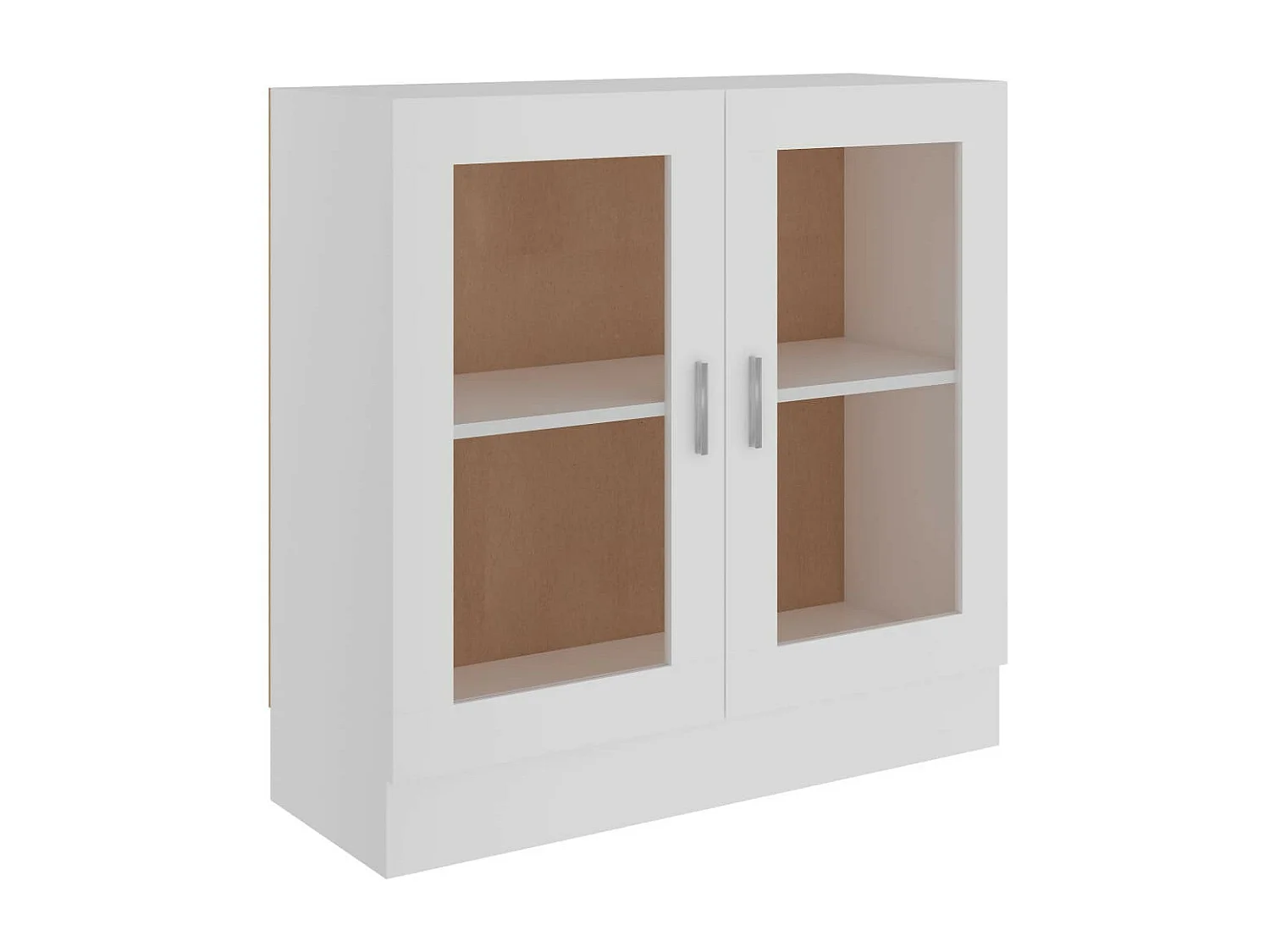 Armoire à vitrine Blanc 82,5x30,5x80