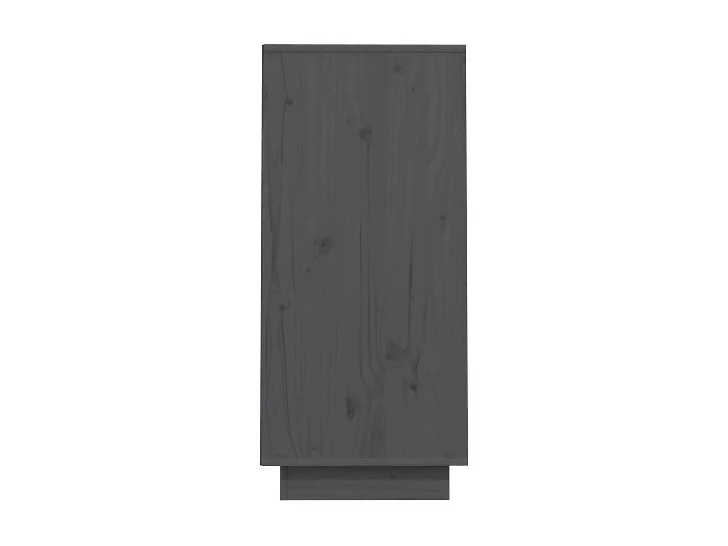 Armoire console Gris 60x34x75 Bois de pin solide