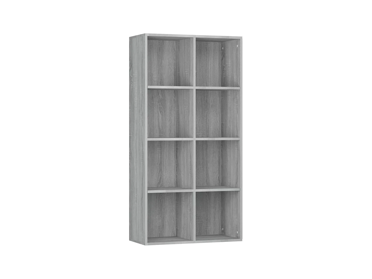 Bibliothèque-Buffet Sonoma gris 66x30x130 Bois d'ingénierie