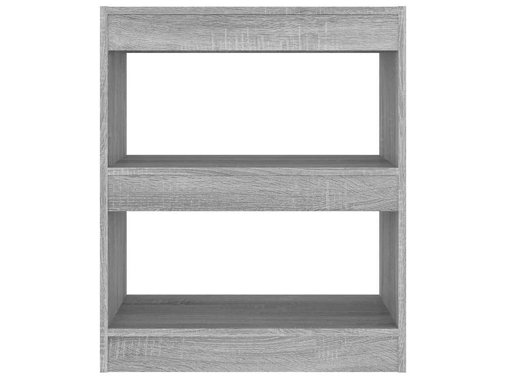 Bibliothèque-Séparateur de pièce Sonoma gris 60x30x72